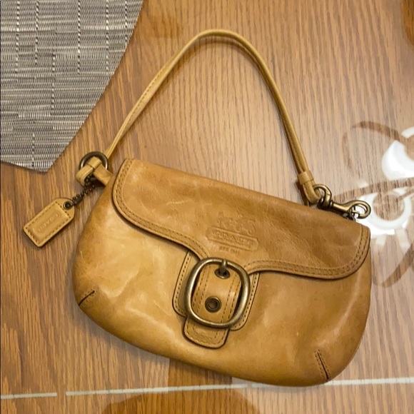 Coach Leather Wristlet